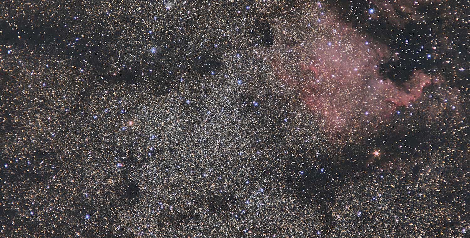 Traumhafter Sternenhimmel direkt über der Ferienwohnung Sternenblick